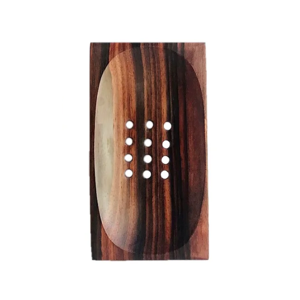 Sora Rectangle Soap Dish Rosewood