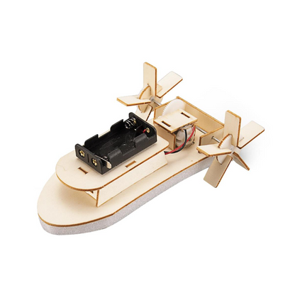 Stem Wooden Paddle Steamship