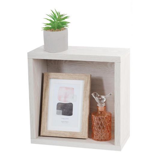 Cubbi Wall Shelf Weathered White