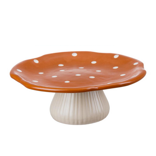 Mushroom Footed Tray