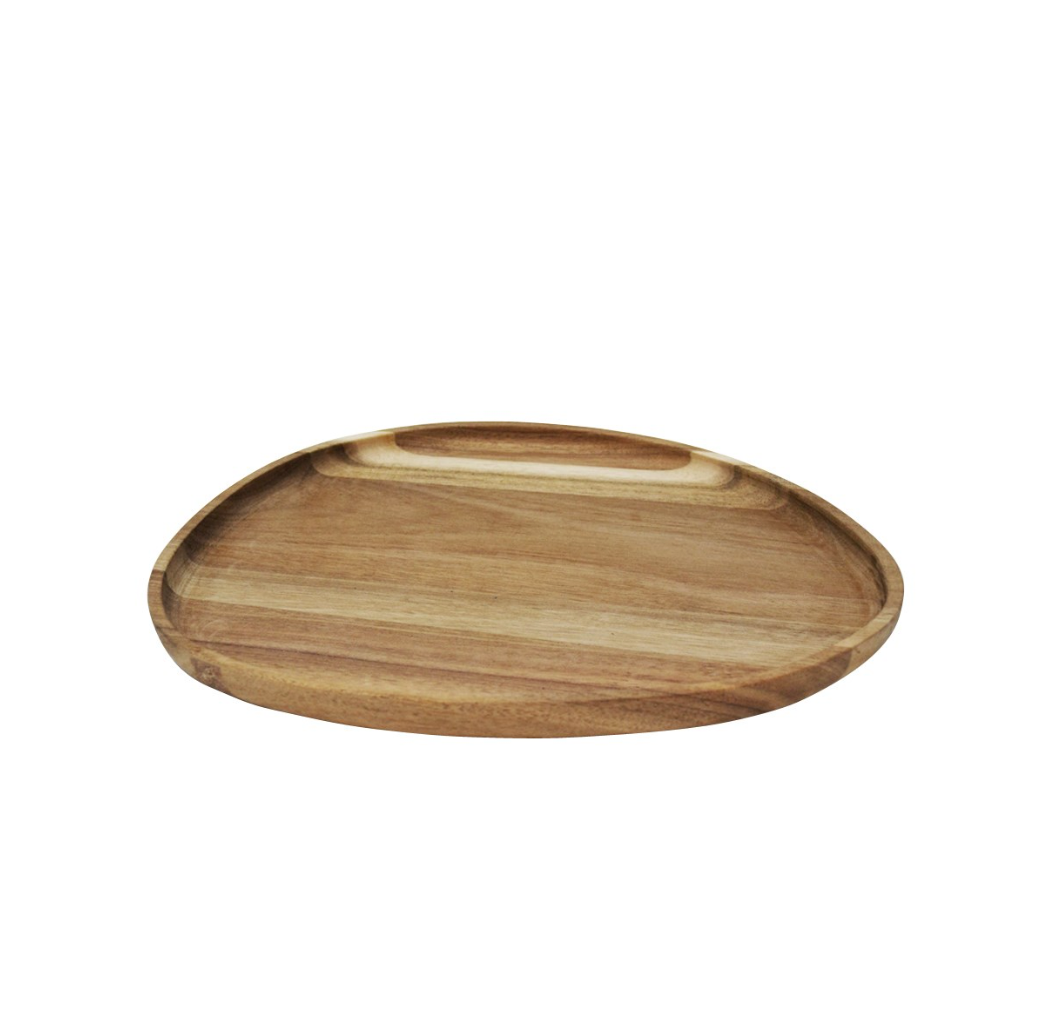 Oval Acacia Wood Tray