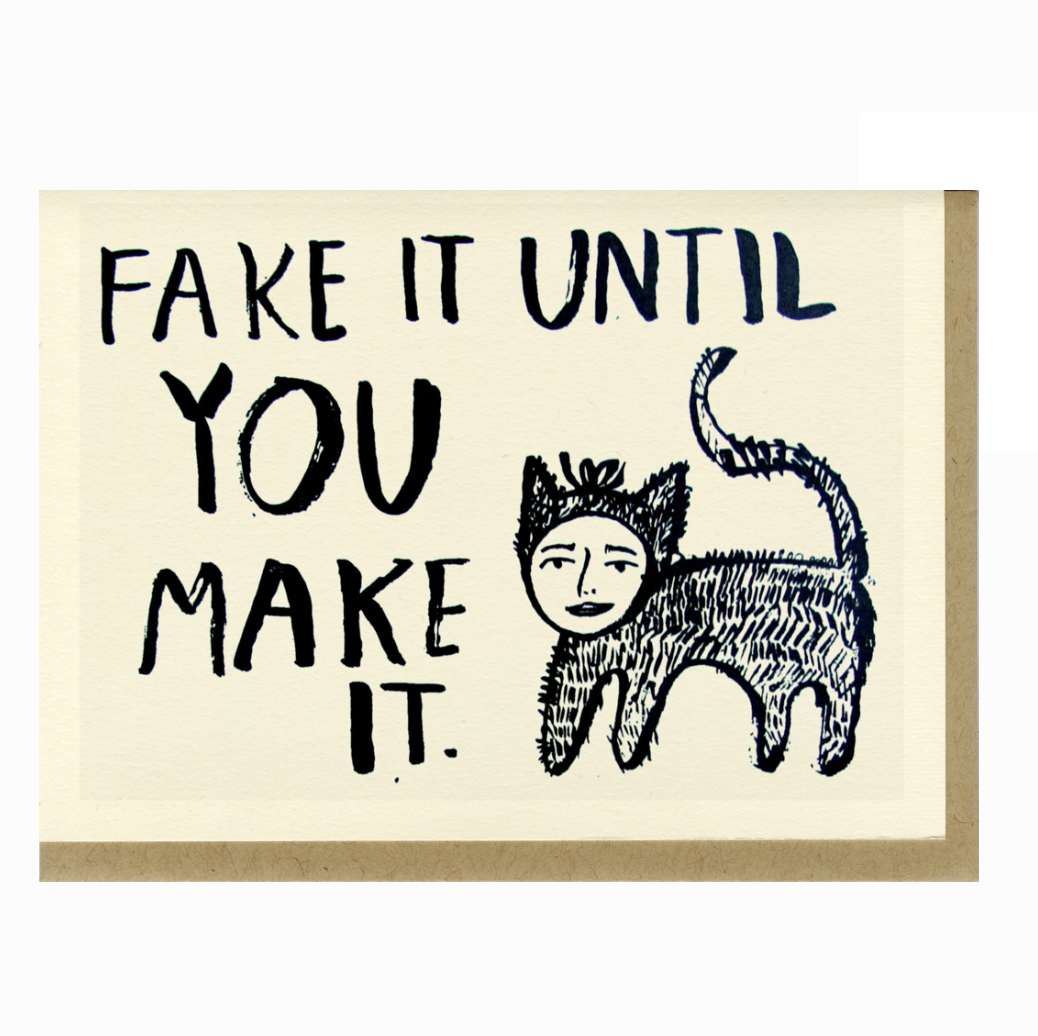 Fake It Card