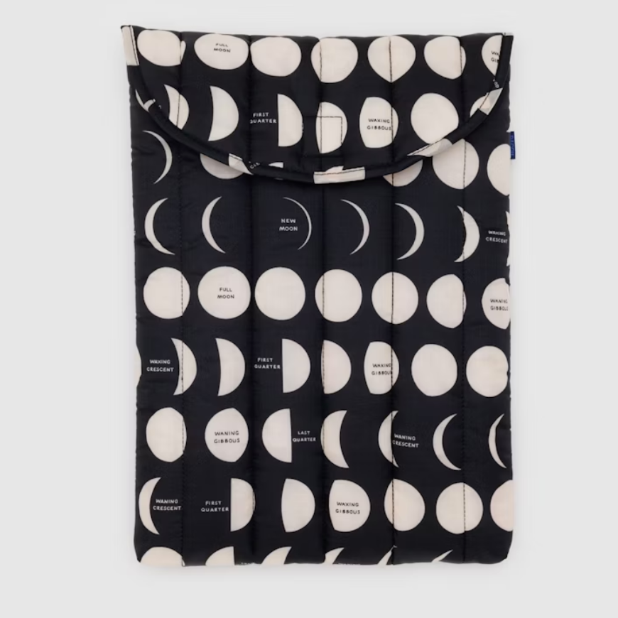 Puffy Laptop Sleeve 16" Moon