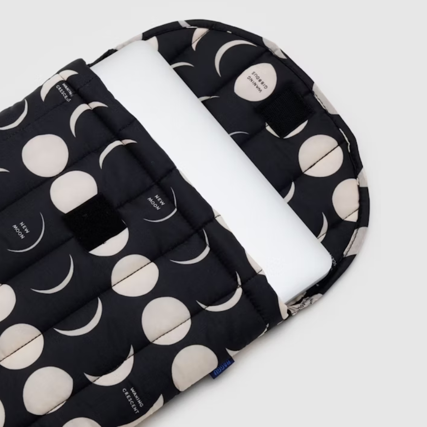 Puffy Laptop Sleeve 16" Moon