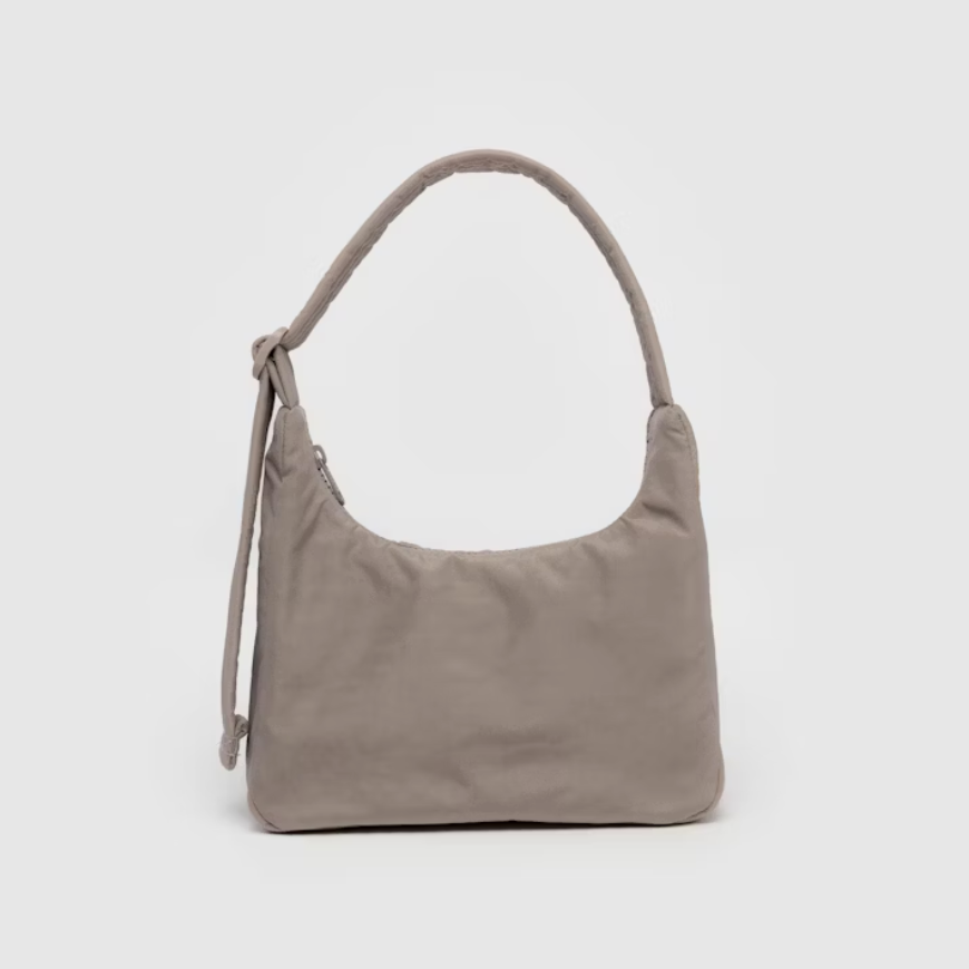 Mini Nylon Shoulder Bag Dove