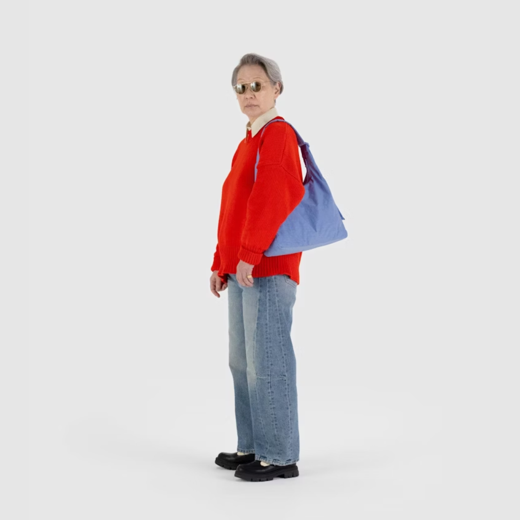 Nylon Shoulder Bag Cornflower