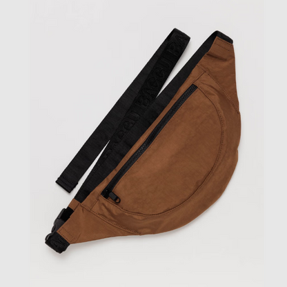 Crescent Fanny Pack Brown