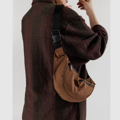 Crescent Fanny Pack Brown