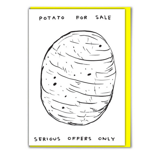 Potato For Sale Card