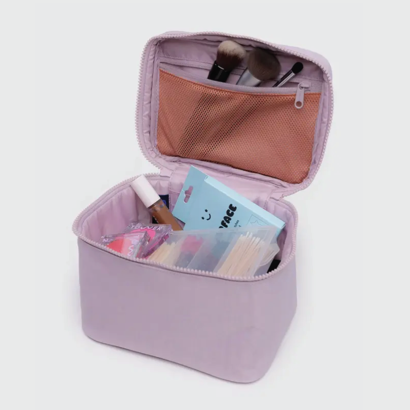 Large Cosmetic Case Dusty Pink