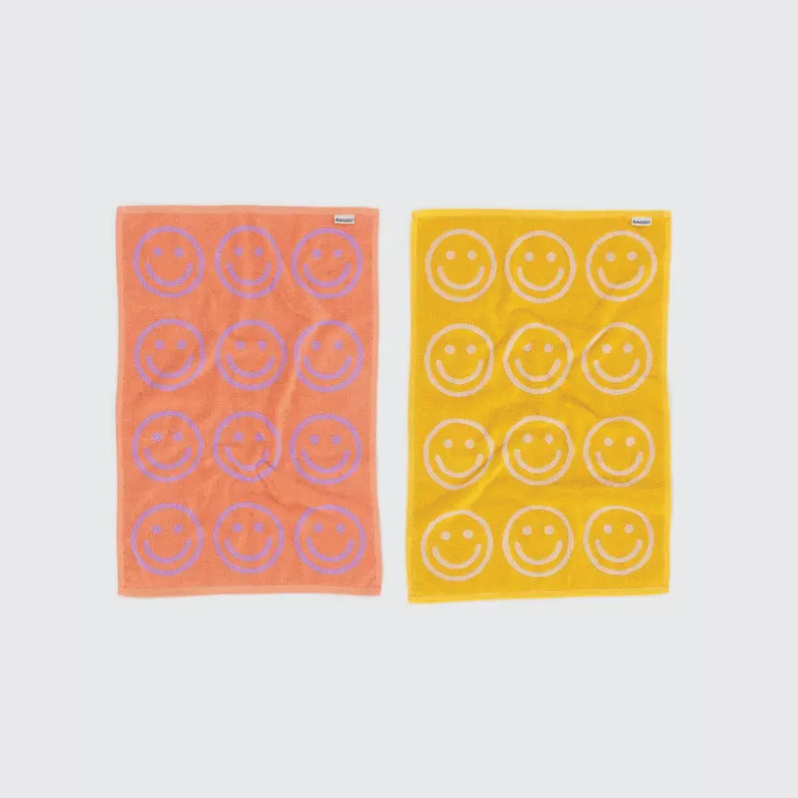 Happy Lilac Marigold Hand Towel Set