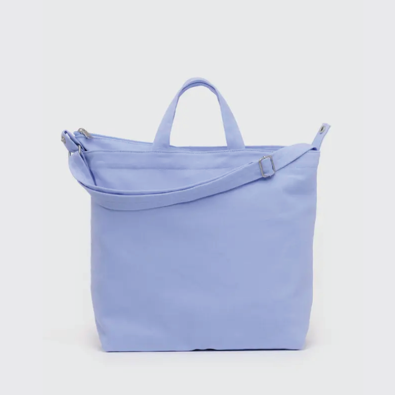 Horizontal Zip Duck Bag French Blue