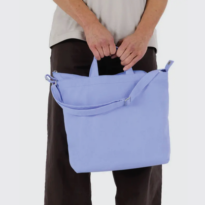 Horizontal Zip Duck Bag French Blue