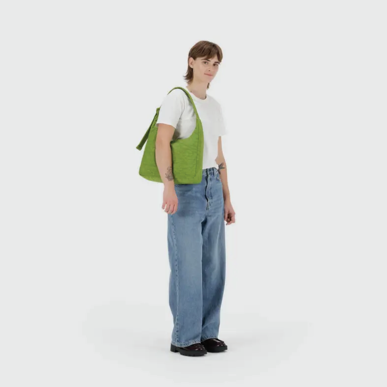 Nylon Shoulder Bag Green Juice