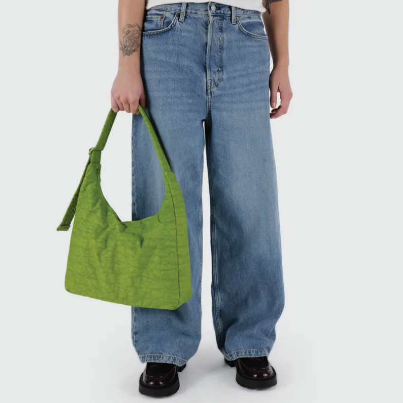 Nylon Shoulder Bag Green Juice