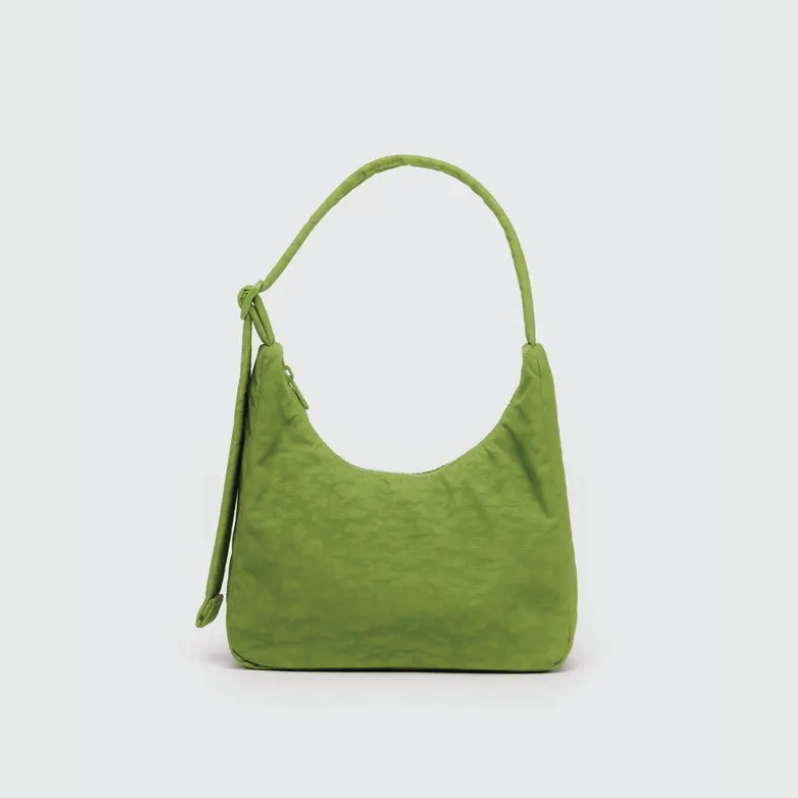 Mini Nylon Shoulder Bag Green Juice