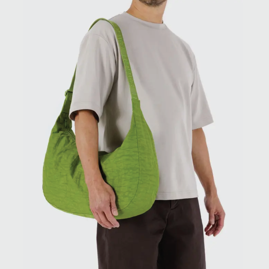 Large Nylon Crescent Bag Green Juice