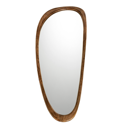 Pebble Wooden Mirror