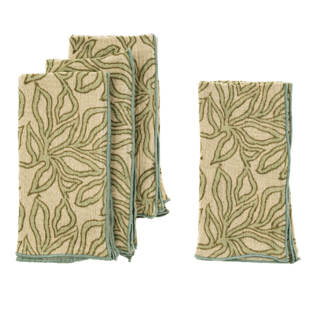 Nori Block Print Napkins