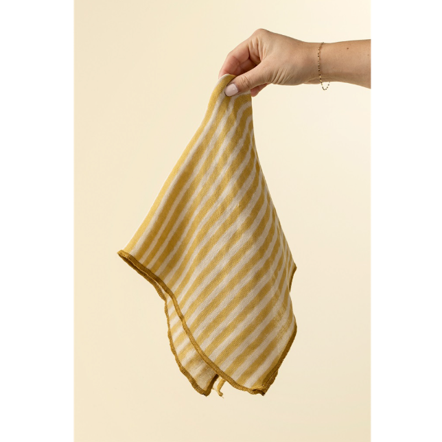 Sun Stripe Block Print Napkins