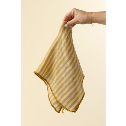 Sun Stripe Block Print Napkins