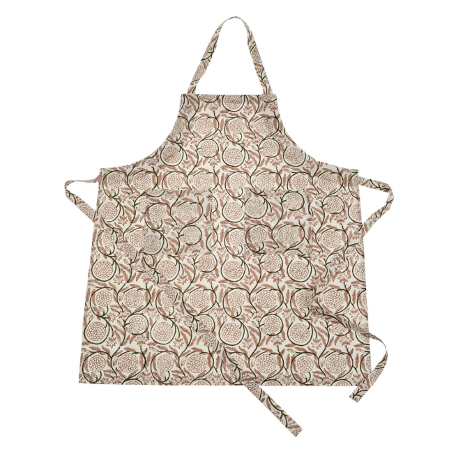 Jasmine Block Print Apron