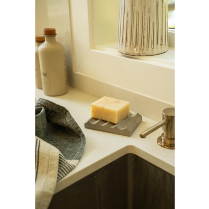Ripple Concrete Soap Dish