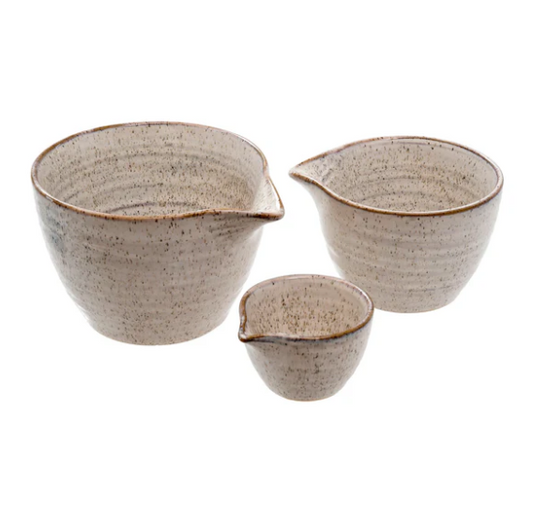 Set of 3 Galiano Spouted Bowls