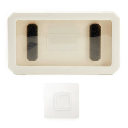Shower proof phone case shown rotated to landscape viewing angle.