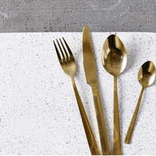 Gold Flatware Set 16pc