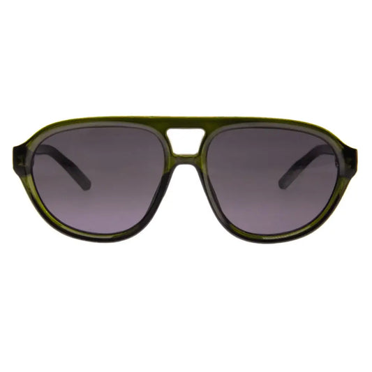 Bilko Sunglasses Crystal Olive - PABOOM