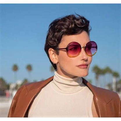 Endless Sunglasses - Burgundy/Yellow