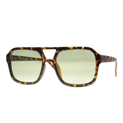York Sunglasses - Tortoise/Green