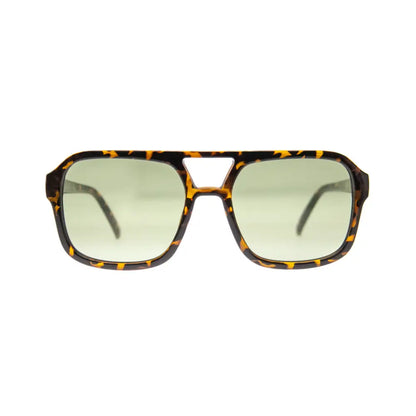 York Sunglasses - Tortoise/Green