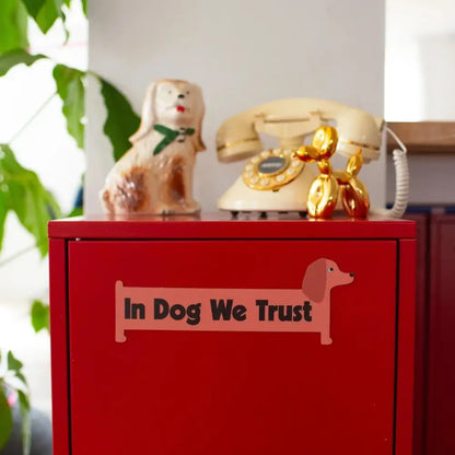 In Dog We Trust Car Magnet - PABOOM