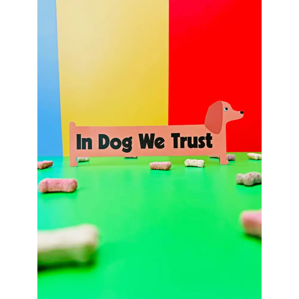 In Dog We Trust Car Magnet - PABOOM