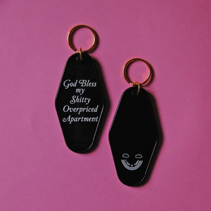 Shitty Apartment Motel Keychain - PABOOM
