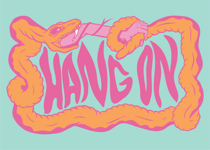 Hang On Snake Print