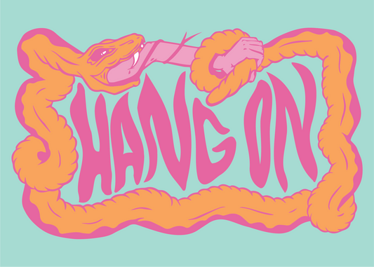 Hang On Snake Print