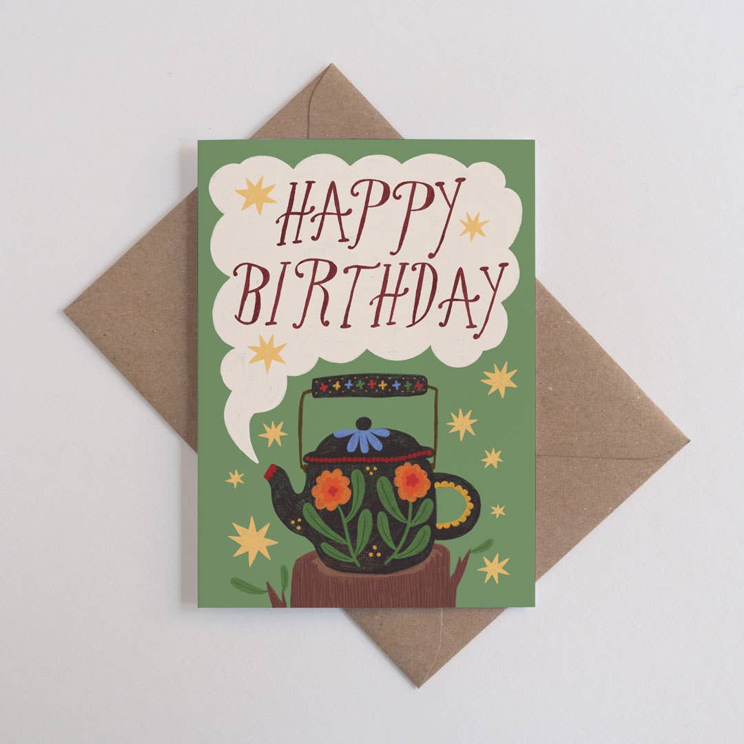 Birthday Teapot Card