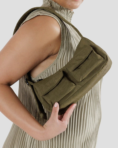 Cargo Shoulder Bag Seaweed