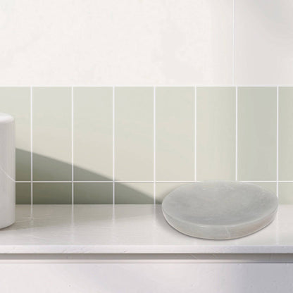 Beatrice White Marble Round Soap Dish