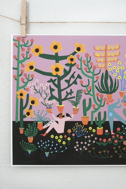 I've Got It archival print by Leah Duncan, detail view 3 — PABOOM