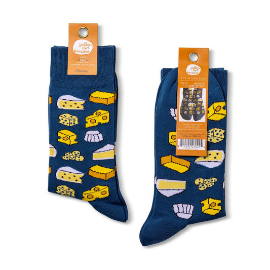 Cheese Large Crew Socks