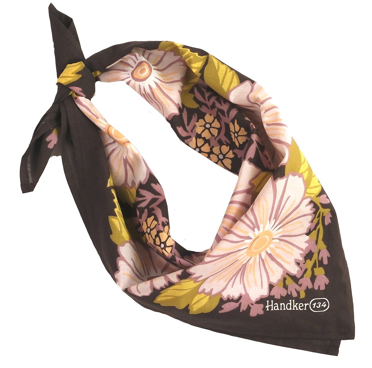 Violet Bandana worn as a neckerchief