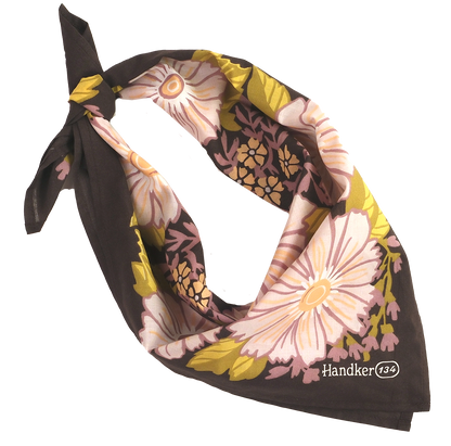 Violet Bandana worn as a neckerchief