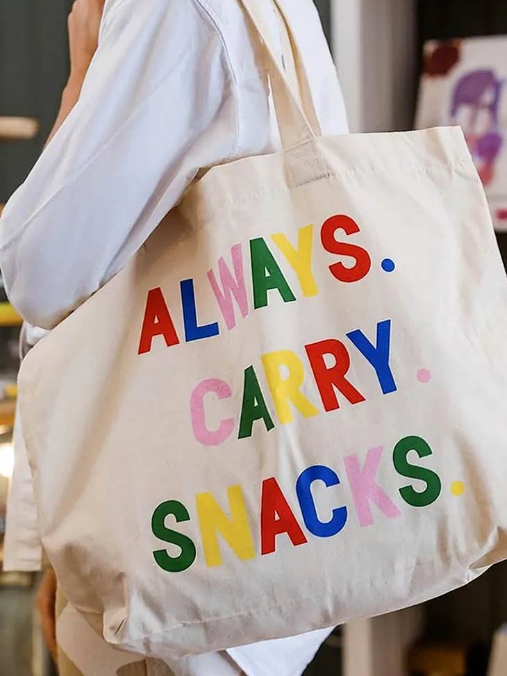 Always Carry Snacks Tote Bag