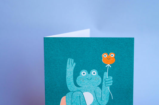Hello Frog Card