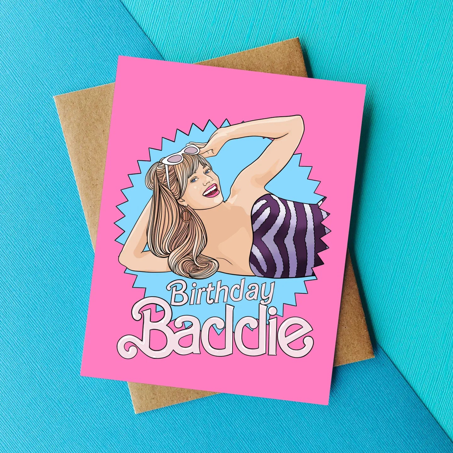 Baddie Barbie Birthday Card