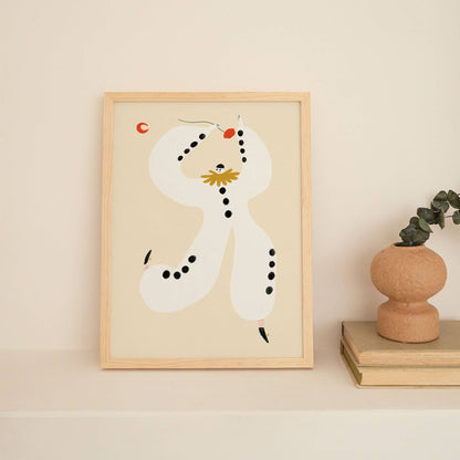 Pierrot Clown Art Print